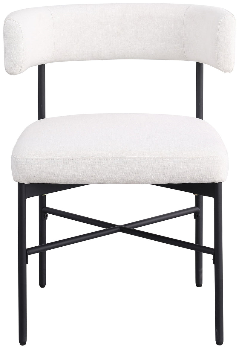 Rivage - Durable Dining Chair With Black Frame (Set of 2)