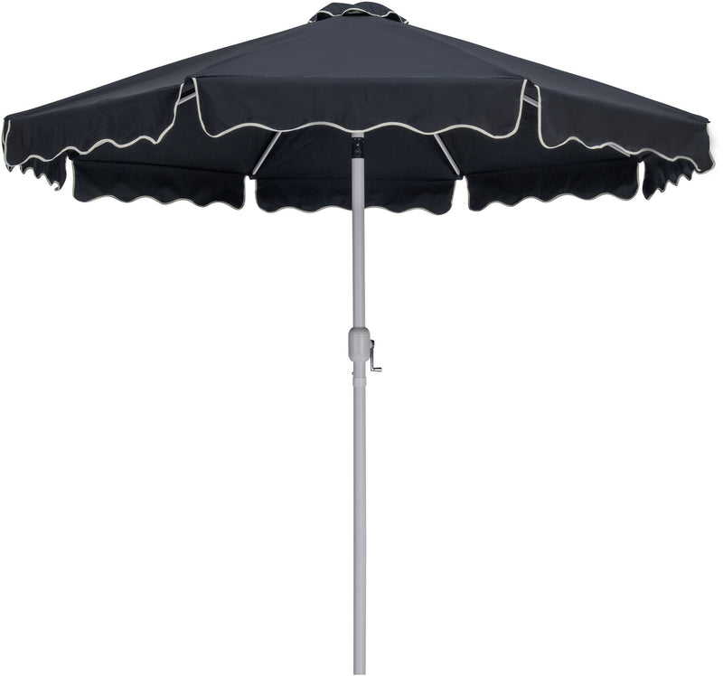 Amalfi - Patio Umbrella - Light Brown Base / White Pole