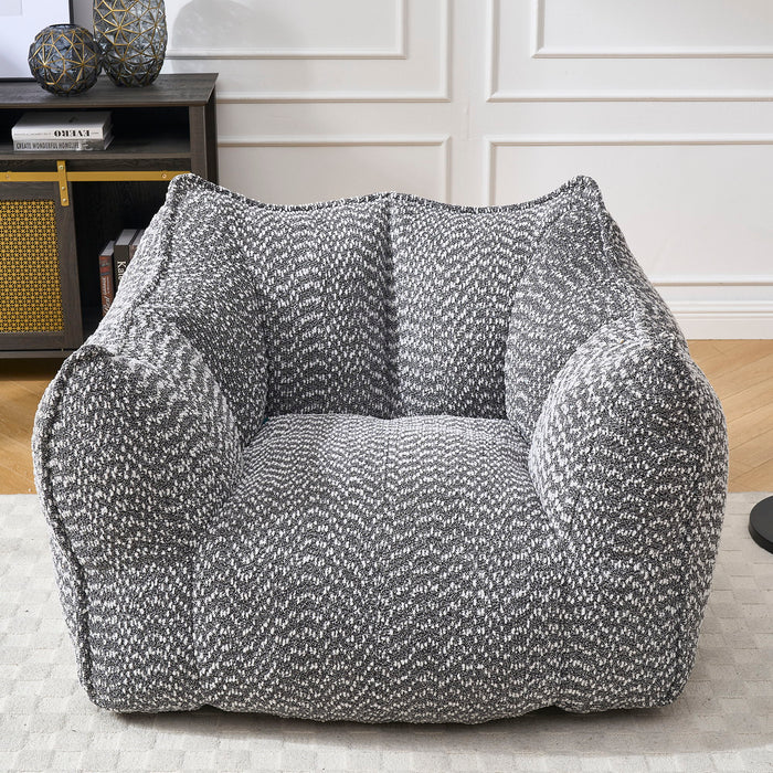 Comfortable Chenille Sofa Chairs With Highly Resilient Foam For Living Rooms And Bedrooms