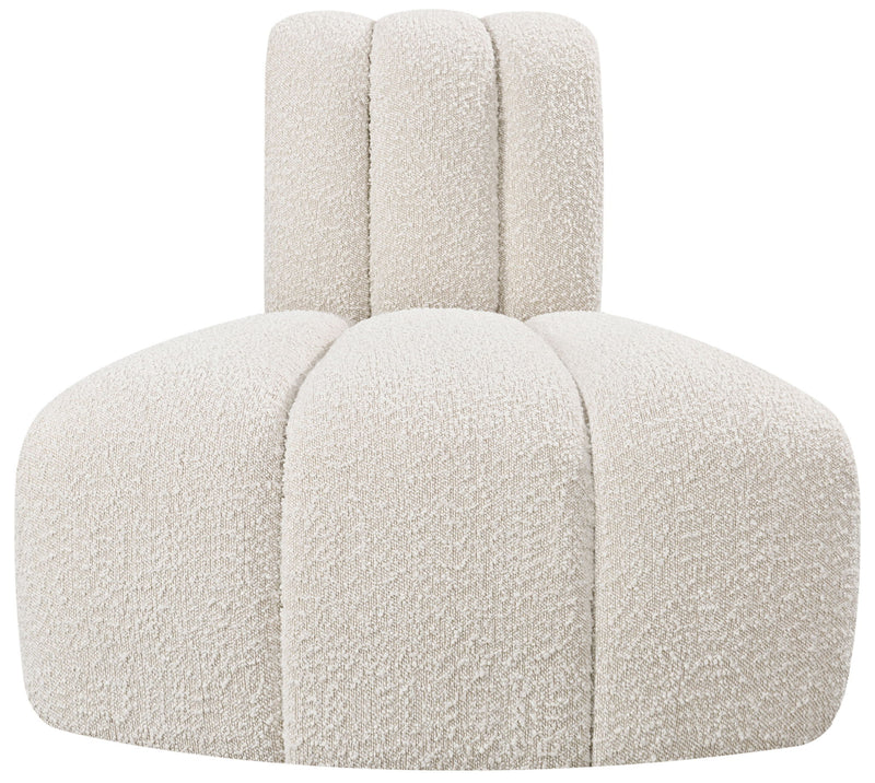Arc - Boucle Fabric Reverse Corner