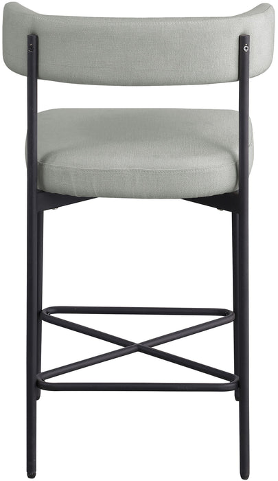Rivage - Durable Stool With Black Frame (Set of 2)
