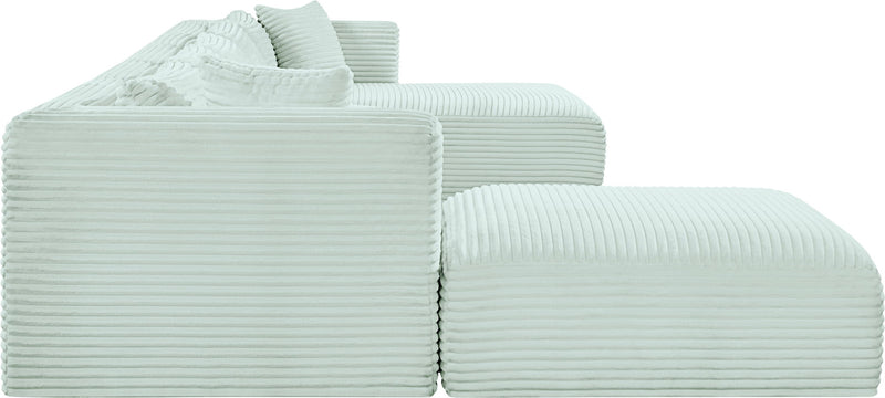 Shaggy - 6 Piece Modular Sectional With Chaise And Ottoman