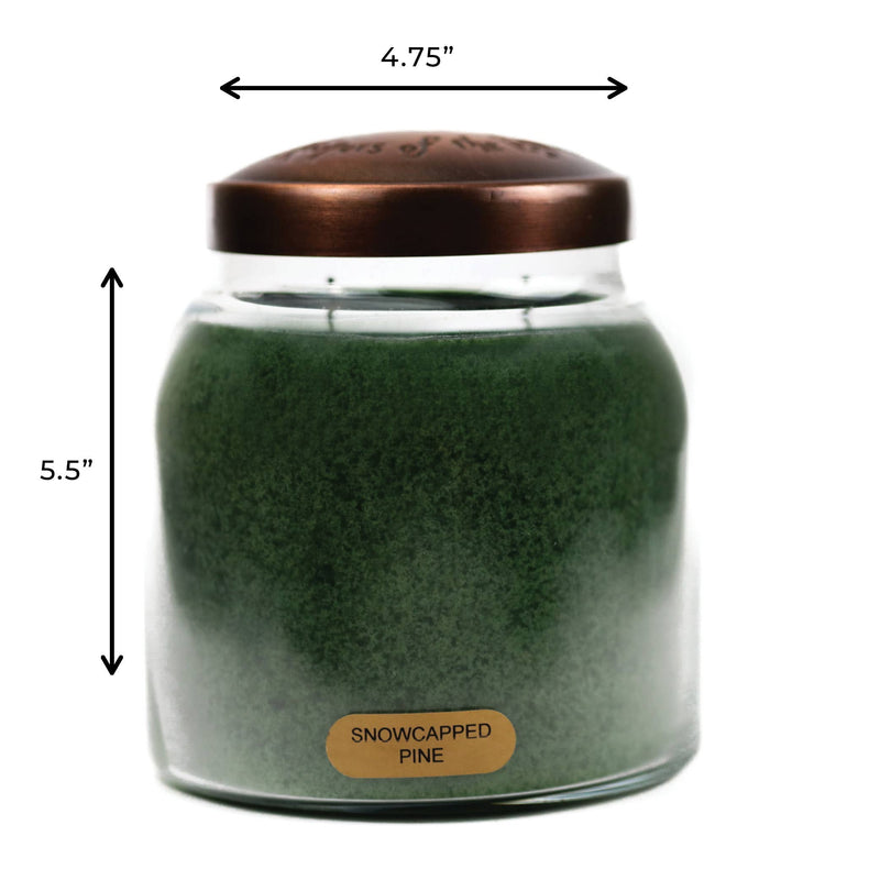 Snowcapped Pine – 34oz Winter Holiday Scented Jar Candle