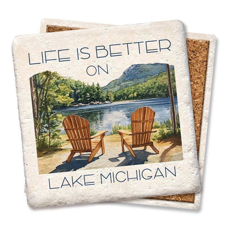 Custom Life is Better on Lake Name Drop Coaster