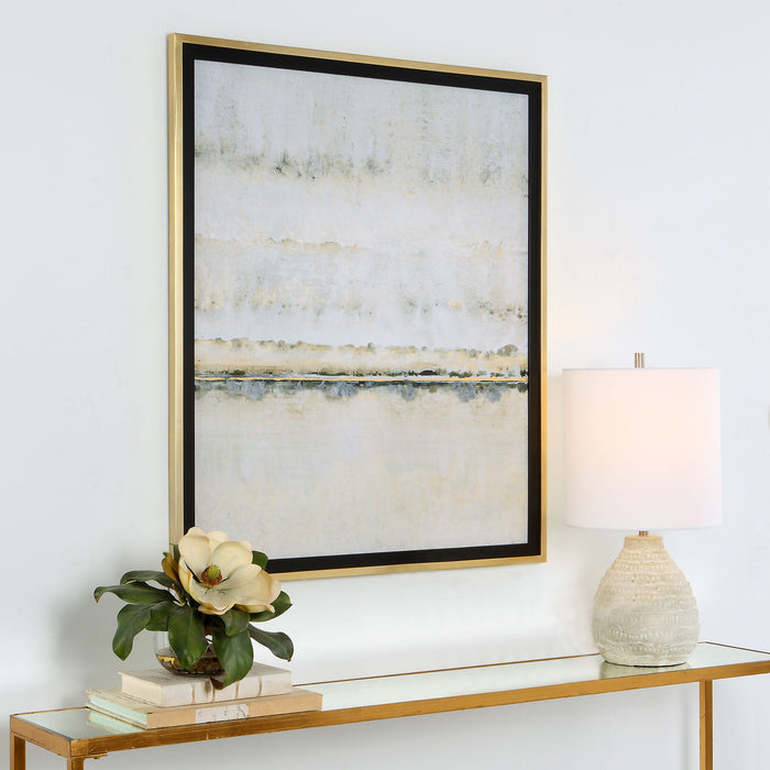 Gilded Horizon - Framed Print