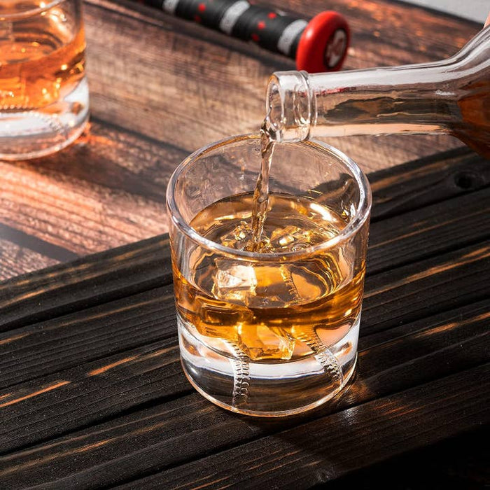 Baseball Whiskey Glasses | 12 oz