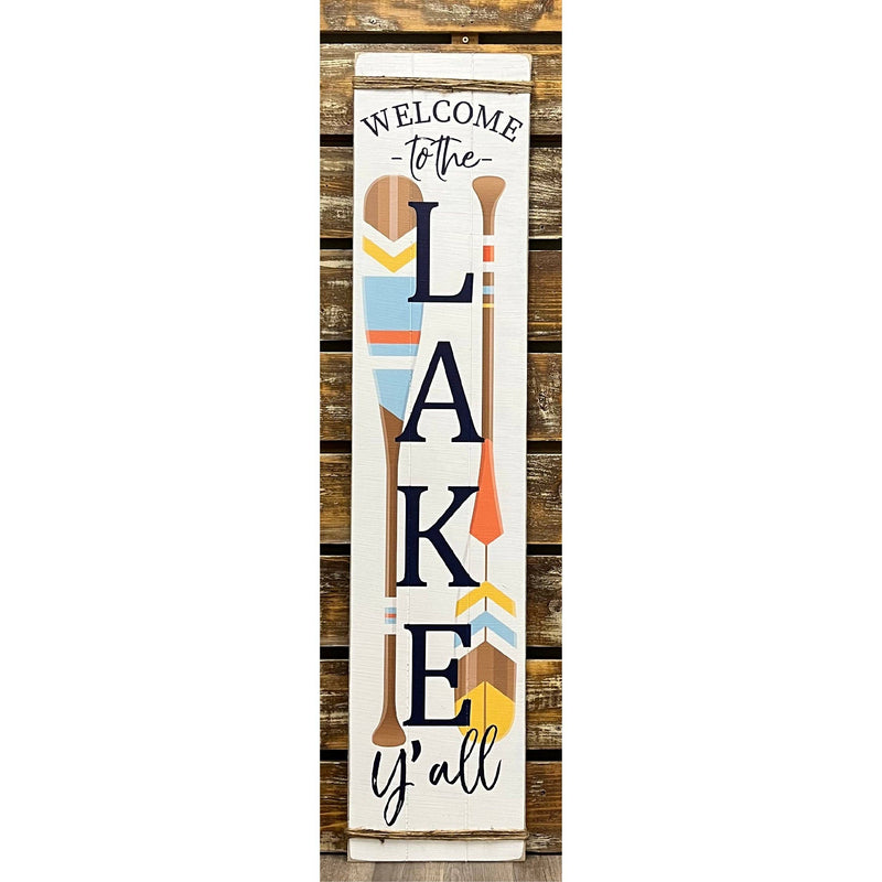 PORCH LEANER WELCOME TO THE LAKE