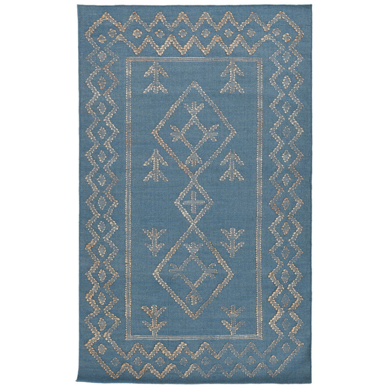 Comporta - 2' x 3' Lagos Rug - Blue/Natural