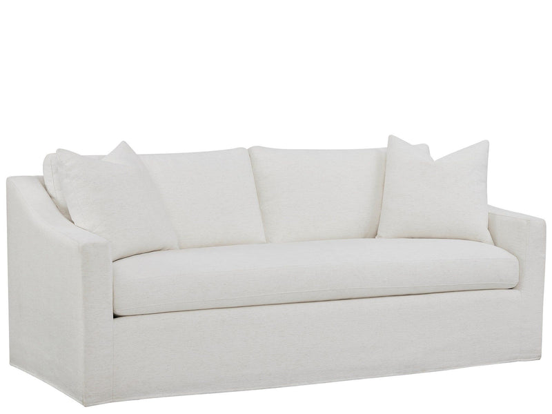 Augustine - Slipcover Apartment Sofa - White