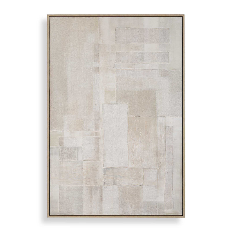 Erase - Canvas Abstract Art - Gray