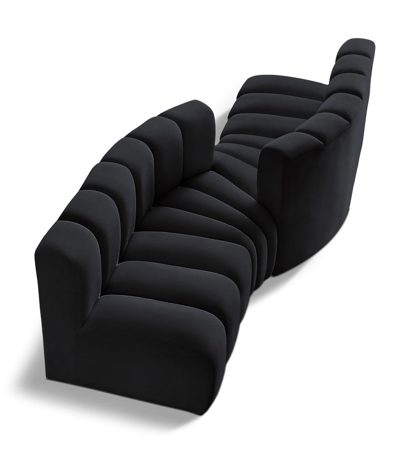 Arc - Velvet 4 Piece Sofa