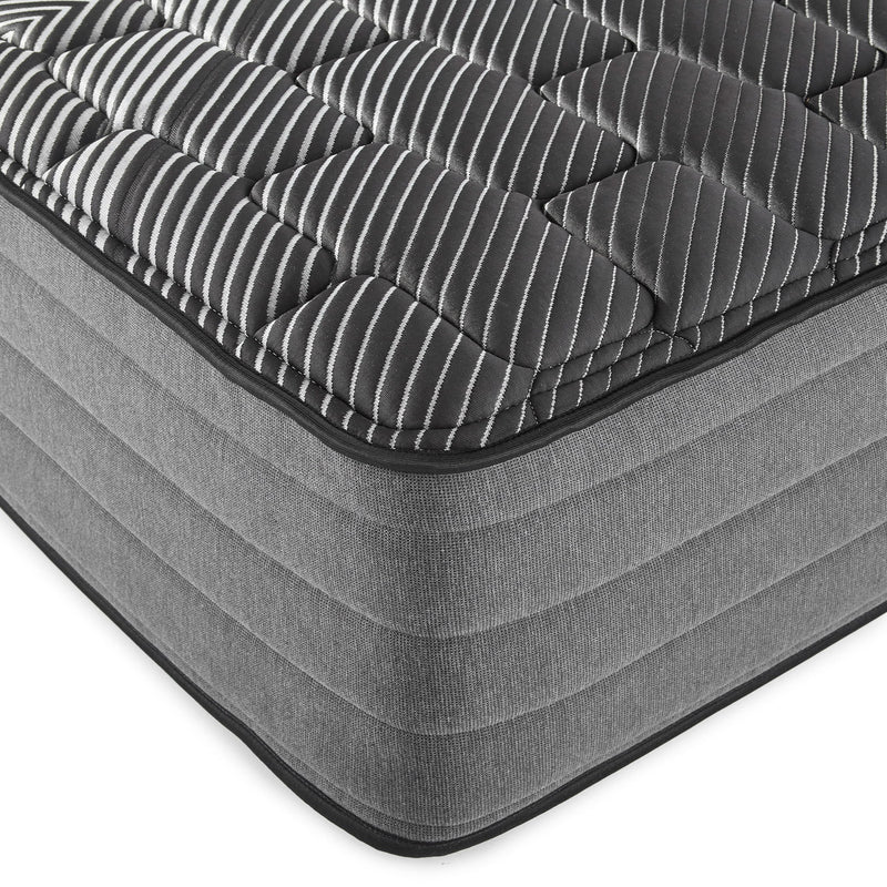 Starrett Black - 14" Euro Top Hybrid Mattress With Copper Gel And Silver Infused Foam - Sleek Black - Twin - Black