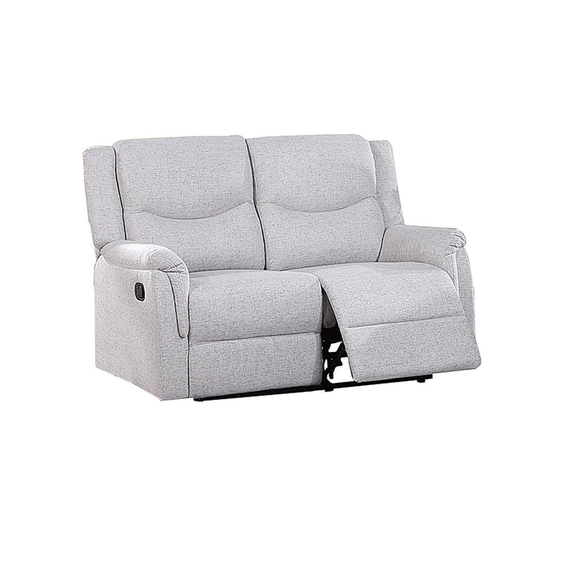 Modern Style Recliner Loveseat With Plush Armrest And Headrest