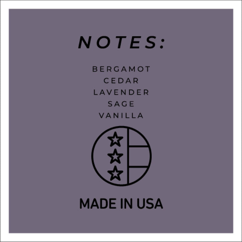 Lavender Vanilla – 6oz Relaxing Scented Jar Candle
