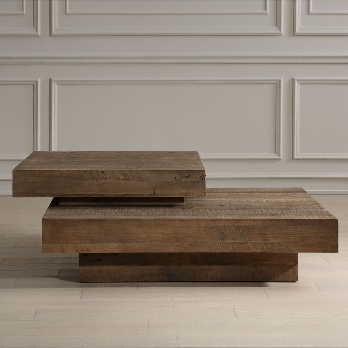 Rustic Planes - Modern Coffee Table