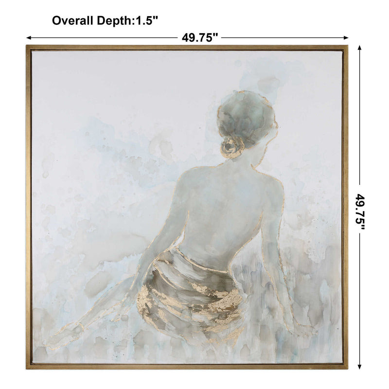 Gold Highlights - Feminine Art - Pearl Silver