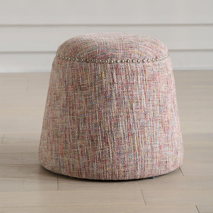 Gumdrop - Confetti Chenille Ottoman