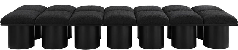 Pavilion - 14 Piece Modular Bench With Black Base