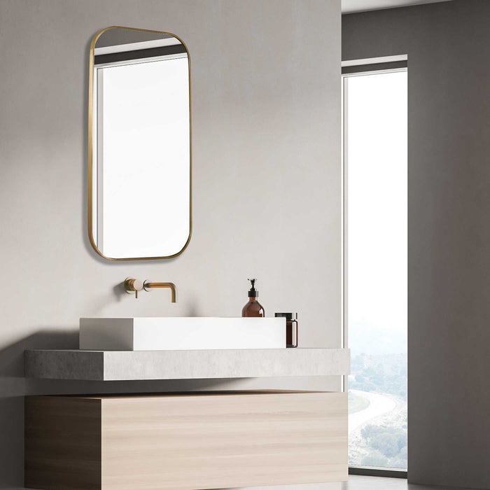 Taft - Mirror - Plated Brass