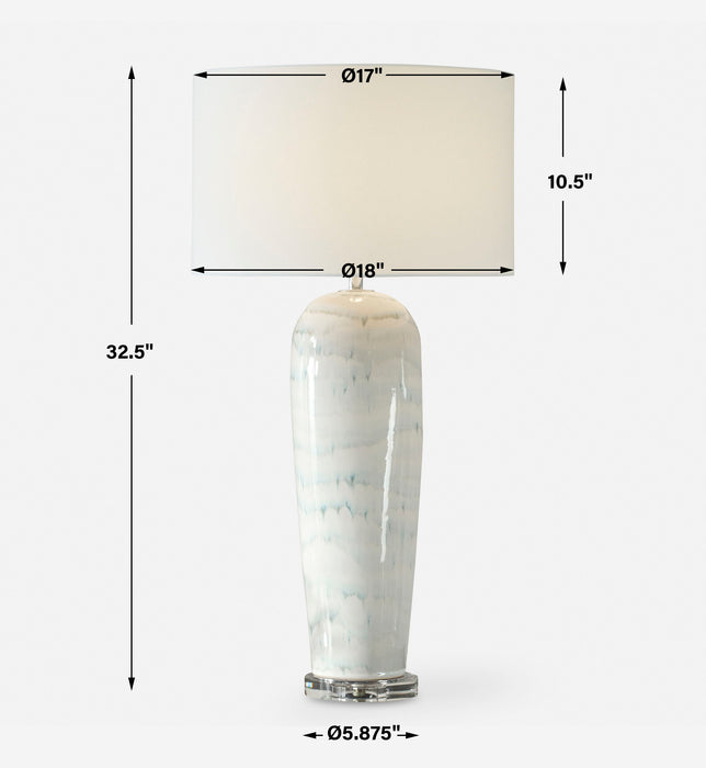 Arden - White Glaze Table Lamp