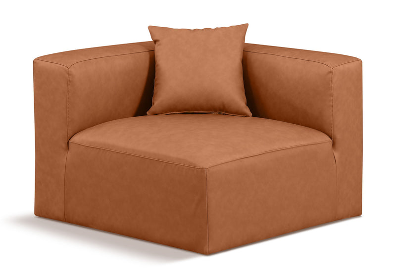 Cube - Corner Chair - Cognac