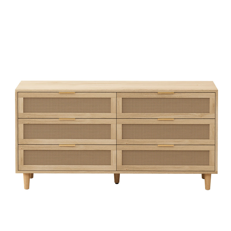 6 Drawer Storage Modern Cabinet For Bedroom