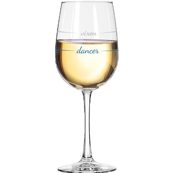 Dancer/Vixen Stemmed Wine Glass