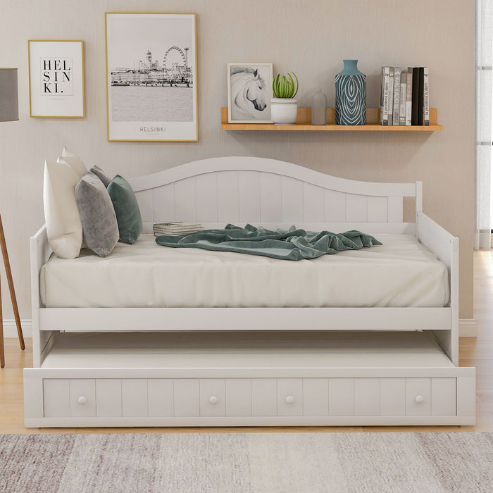 Wooden Daybed, Sofa Bed, No Box Spring Needed