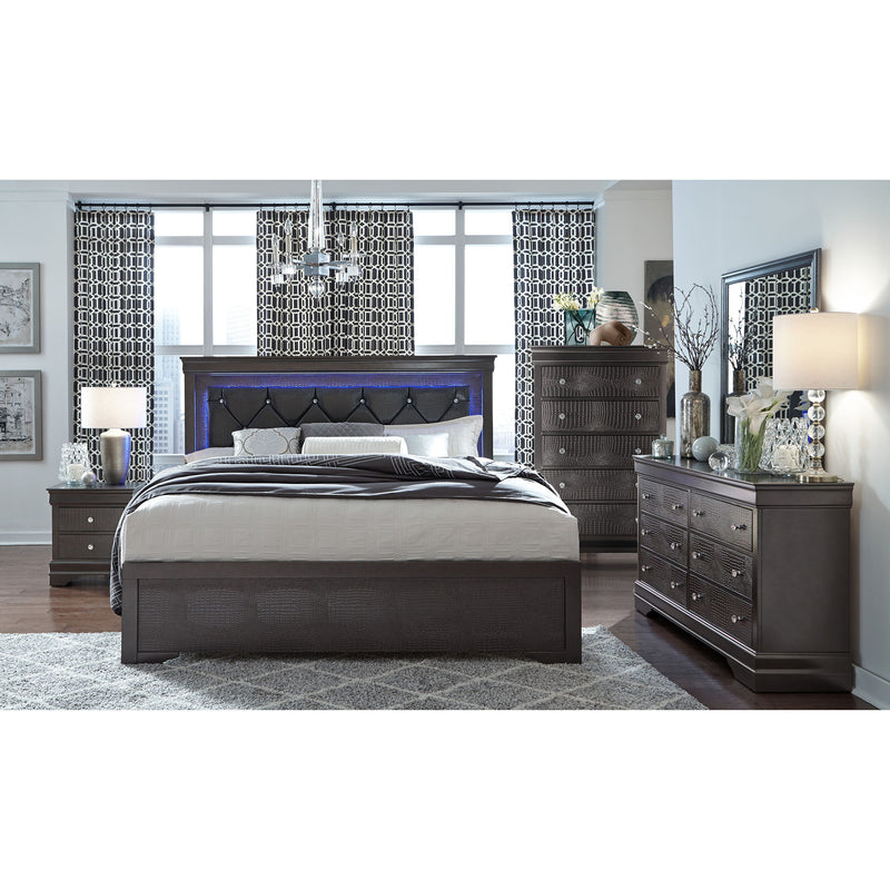 Shaker - Crocodile Metallic Dresser