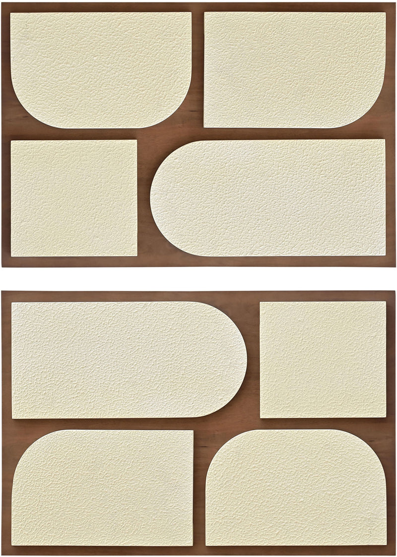 Icon - Mango Wood 2 Piece Wall Art