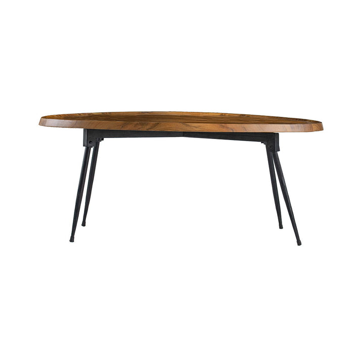 Oval Cofe Table - Brown