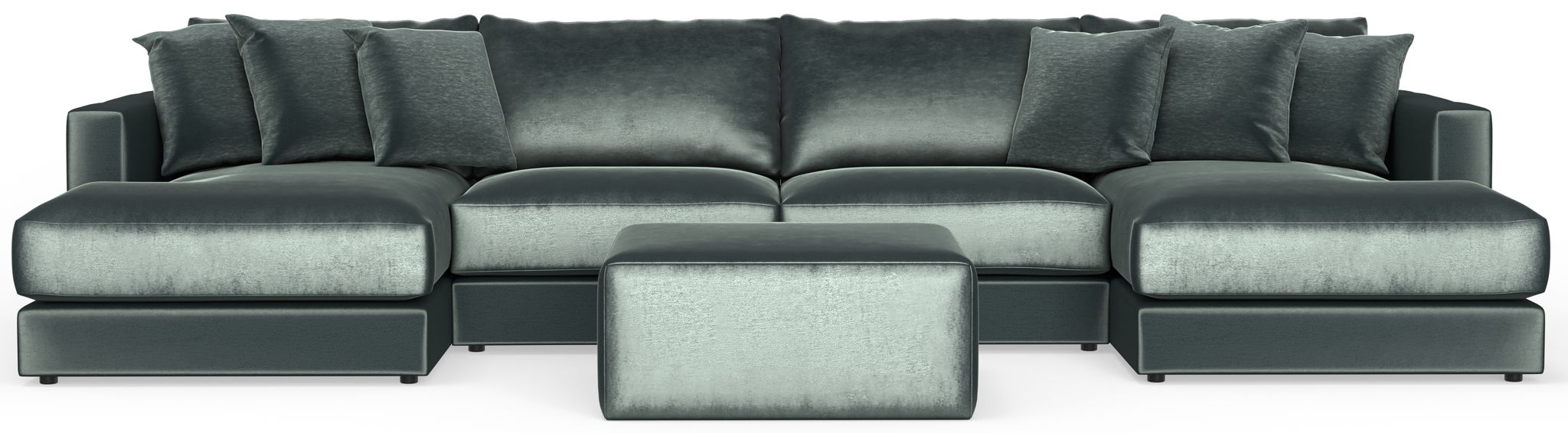 Remington - Modular Sofa And Cocktail Ottoman