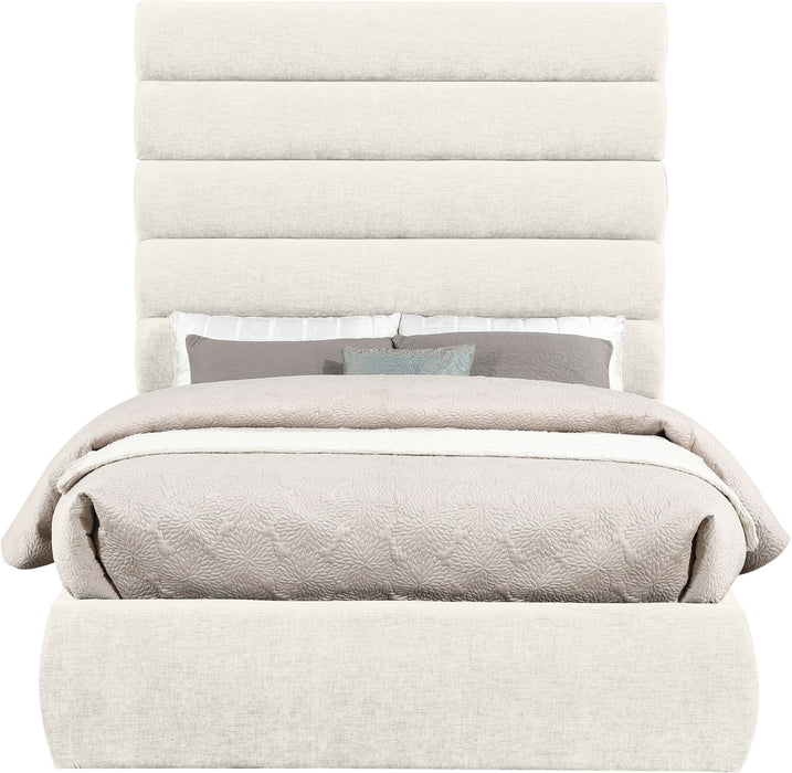 Adam - Chenille Fabric Bed With 70.5" Headboard