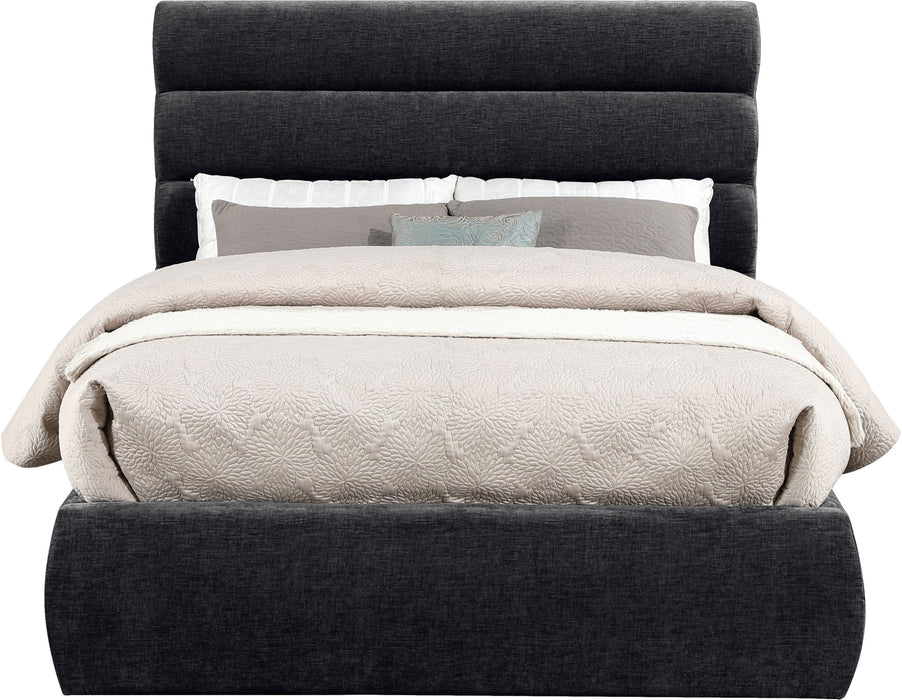 Adam - Chenille Fabric Bed With 52" Headboard