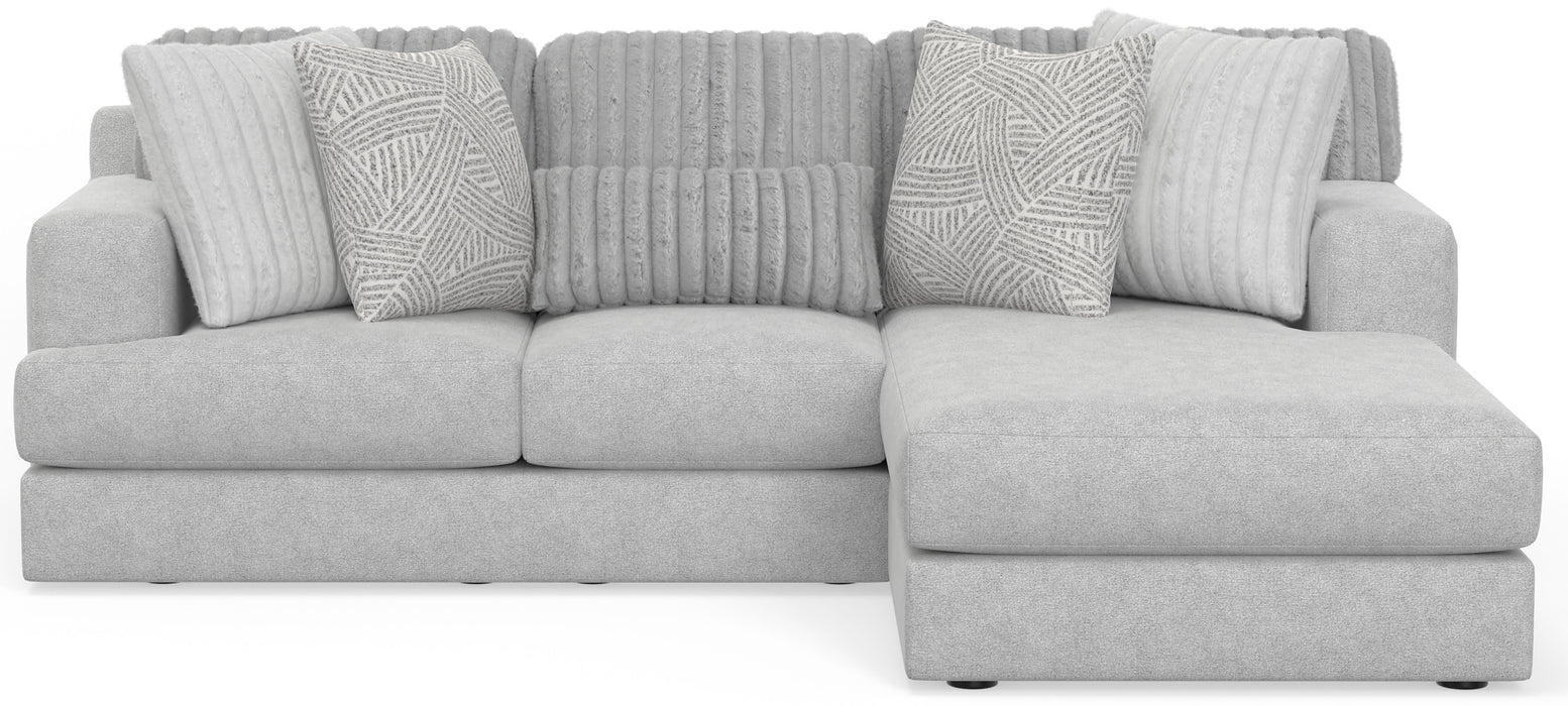 Logan - Sectional With Comfort Coil Seating And Included Accent Pillows