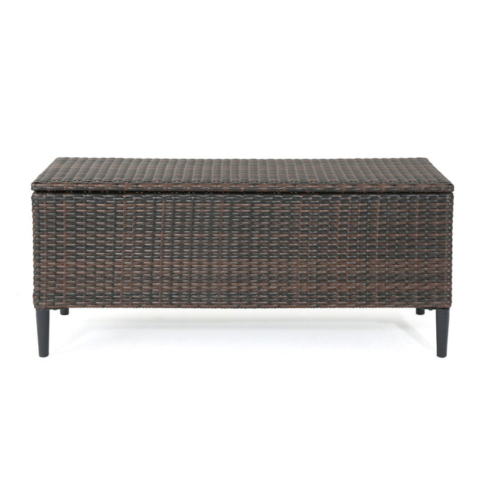 Rupert - Storage Unit Resin Wicker Outdoor