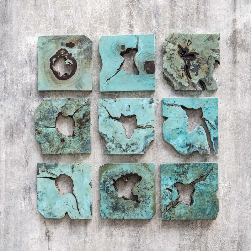 Bahati - Wood Wall Art (Set of 9)
