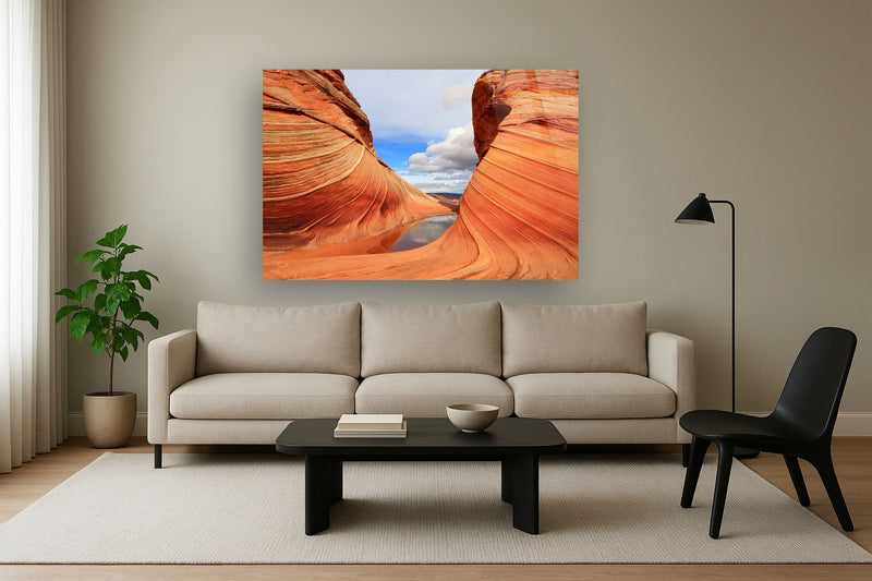 Tempered Glass With Foil - Parria Canyon - Orange