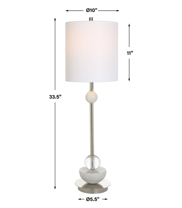 Exposition - Nickel Buffet Lamp