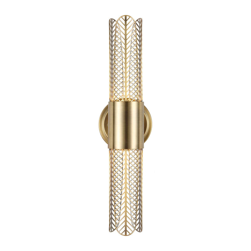 Cret - 2 Light LED Brass Sconce - Bronze