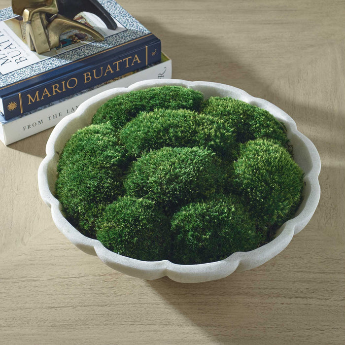 Awaken Moss - Centerpiece - Green / White