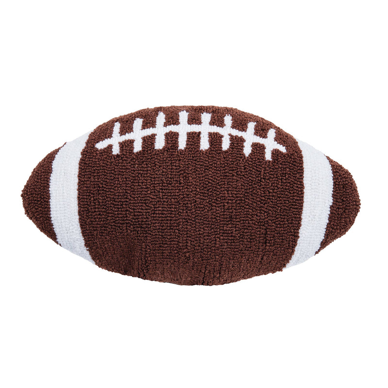 Football Hooked Pillow