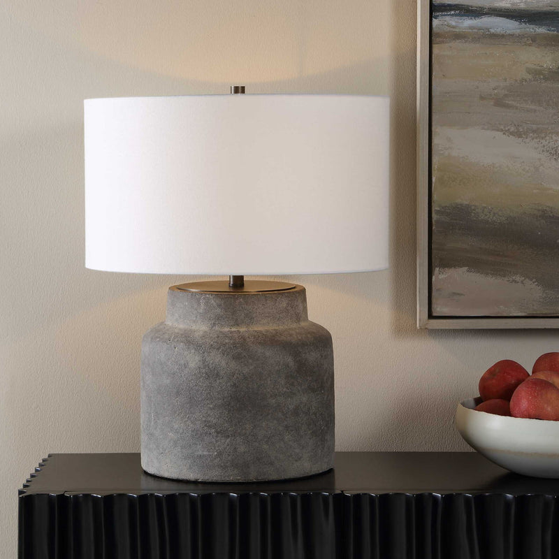 Benedet - Wash Table Lamp - Brown,Gray