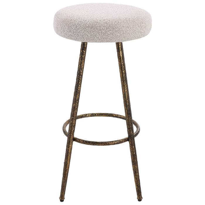 Braven - Fabric Counter Stool - White