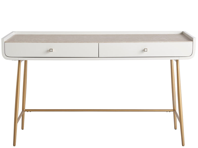 Love. Joy. Bliss.-Miranda Kerr Home - Allure Vanity Desk - White