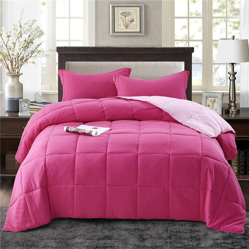 3 Piece All Season Lightweight Down Alternative Comforter Set