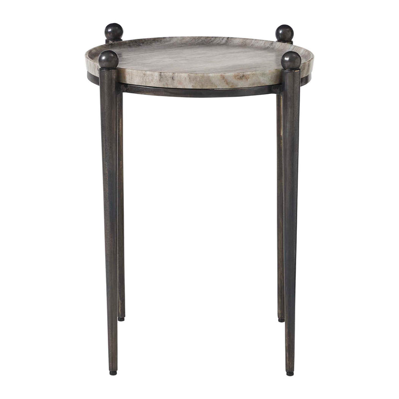 Nahunta - Accent Table - Dark Bronze / Gray