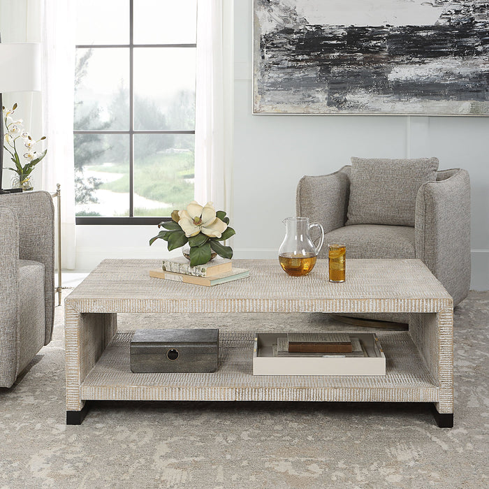 Bosk - White Washed Coffee Table