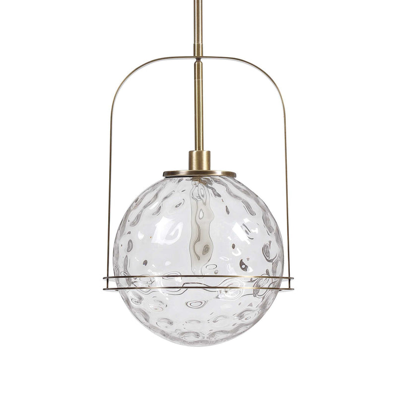 Mimas - 1 Light Globe Pendant - Gold