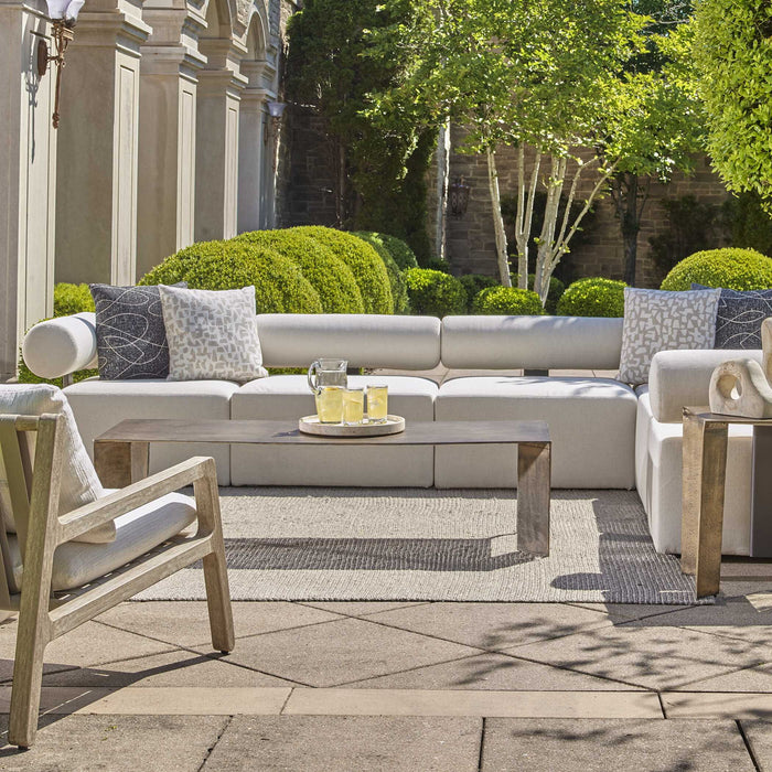 Reade - Outdoor Coffee Table - Brass